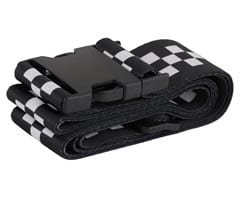 Checkered Luggage Strap