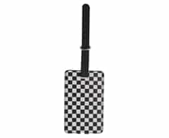 Alternative view of Checkered Luggage Tag