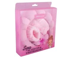 Alternative view of Spa Headband, Wristband & Hair Clip Set