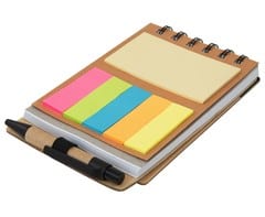 Alternative view of Wood Pocket Notepad & Sticky-Memo & Pen