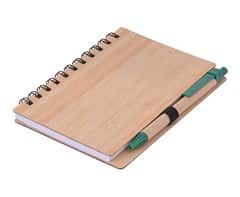 Alternative view of Bamboo Mid-Size Notebook & Pen