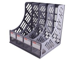 Alternative view of 4 Bay File Holder
