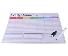 Magnetic Weekly Planner & Dry Erase Marker