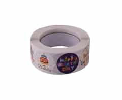 500pcs Sticker Roll – Happy Birthday — 500pcs Sticker Roll – Happy Birthday