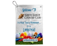 Fluffy Custom Single-Sided Golf Towel — Fluffy Custom Single-Sided Golf Towel