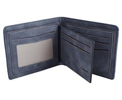 Alternative view of Urban Man Easton Cutout Detail PU Wallet