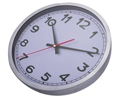 Alternative view of Metal 30cm Wall Clock