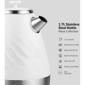 Boden Stark 1.7l Stainless Steel Kettle - Image 5