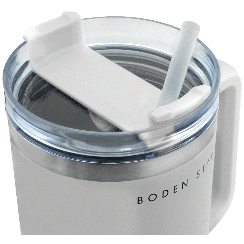 Boden Stark 1200ml Travel Mug - White - Image 2