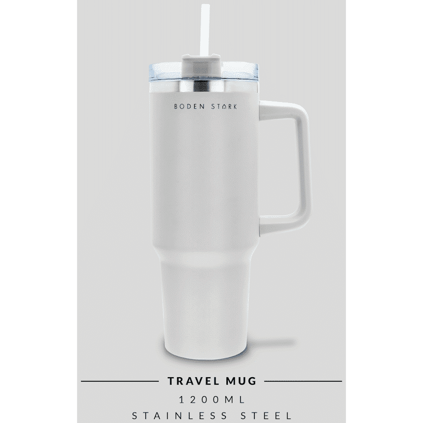 Boden Stark 1200ml Travel Mug - White - Image 12