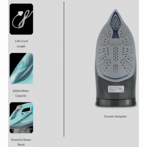 Boden Stark 2800w OneTemp Steam Iron - Image 3