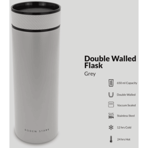 Boden Stark 650ml Double-Walled Flask - Image 7