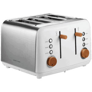 Boden Stark Anson Collection 4 Slice SS Toaster White — Boden Stark Anson Collection 4 Slice SS Toaster White