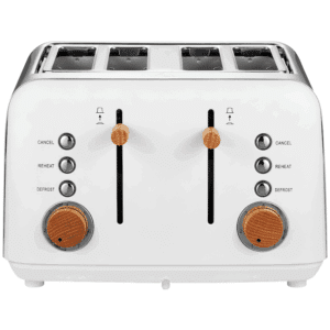Boden Stark Anson Collection 4 Slice SS Toaster White - Image 4