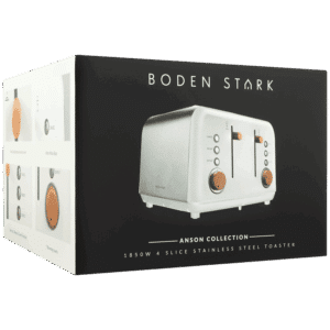 Boden Stark Anson Collection 4 Slice SS Toaster White - Image 10