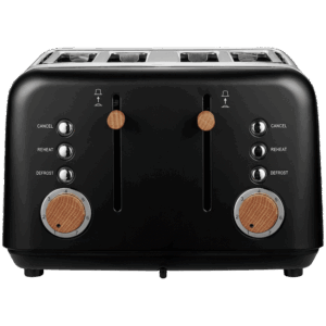 Boden Stark Anson Collection 4-Slice Stainless Steel Toaster – Black — Boden Stark Anson Collection 4-Slice Stainless Steel Toaster – Black