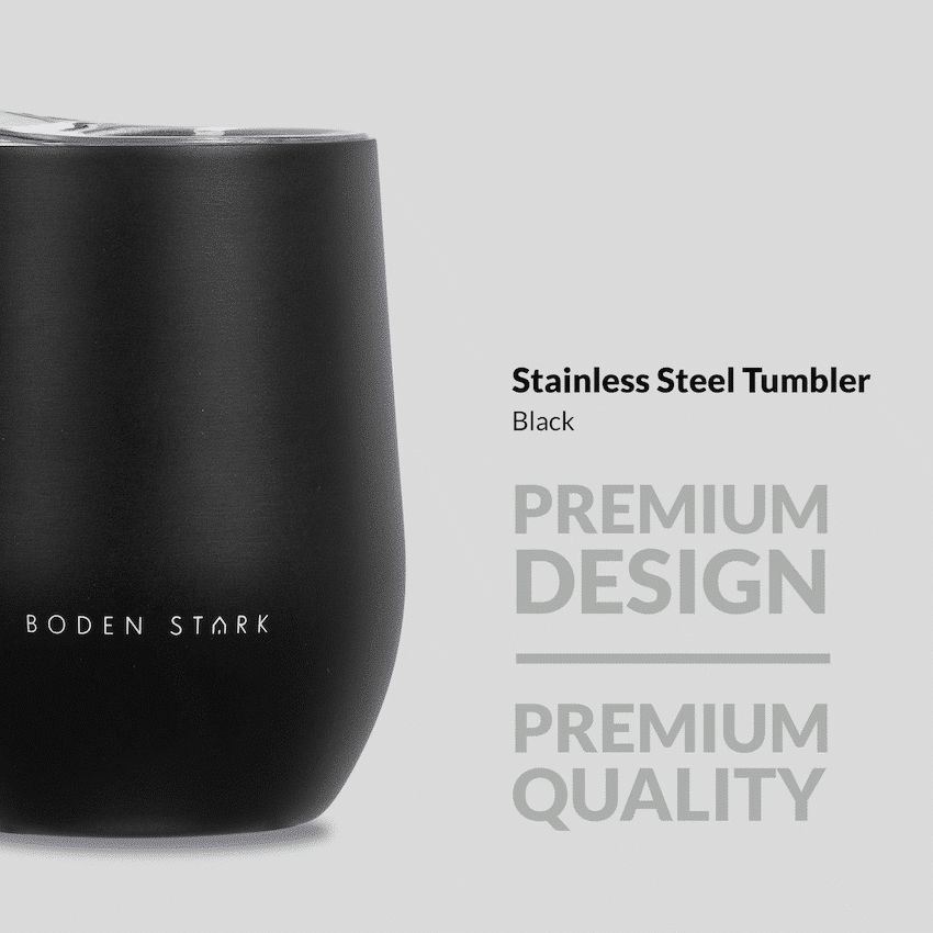 Boden Stark Tumbler 350ml - Black - Image 3