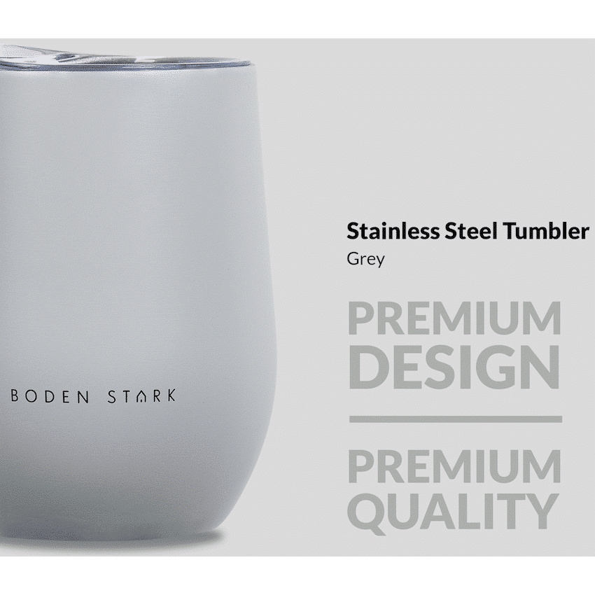 Boden Stark Tumbler 350ml Grey - Image 3