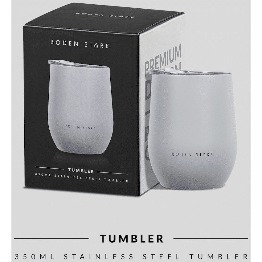 Boden Stark Tumbler 350ml Grey - Image 6