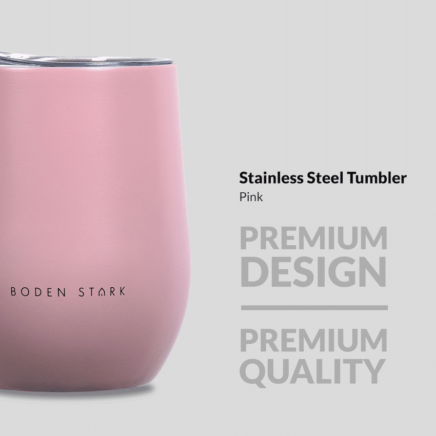 Boden Stark Tumbler 350ml Pink - Image 3