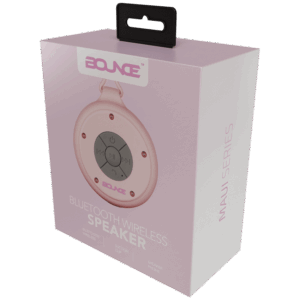 Alternative view of Bounce Maui Series Portable Bluetooth Speaker  - Pink