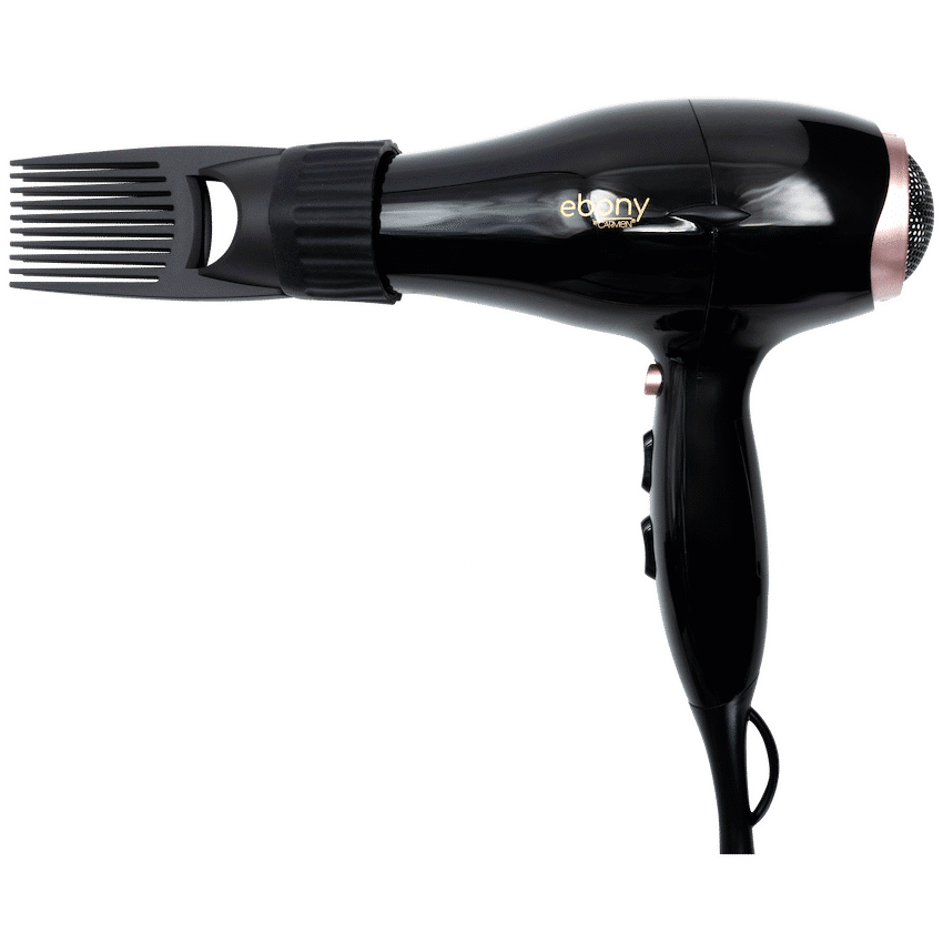 Carmen Power Comb Hairdryer 2000w - Ebony