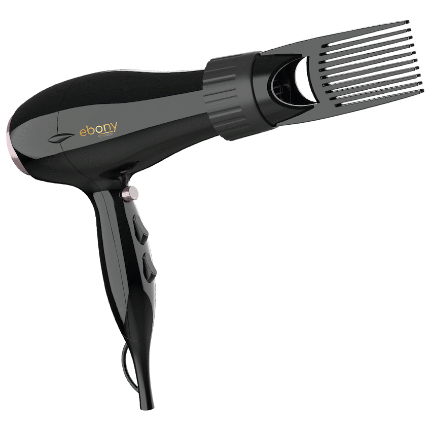 Carmen Power Comb Hairdryer 2000w - Ebony - Image 2