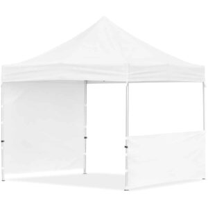 Coated Steel Sublimated Gazebo 3m x 3m – 1 Half-Wall Skin – 1 Full-Wall Skin