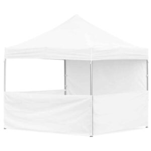 Alternative view of Coated Steel Sublimated Gazebo 3m x 3m - 3 Half-Wall Skins -1 Full-Wall Skin