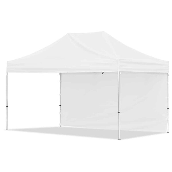 Coated Steel Sublimated Gazebo 4.5m x 3m 1 Long Full-Wall Skin