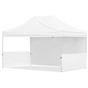 Alternative view of Coated Steel Sublimated Gazebo 4.5m x 3m - 1 Long Full-Wall Skin - 2 Short Half-Wall Skins