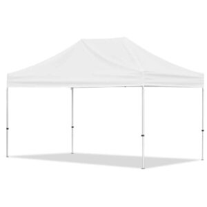 Alternative view of Coated Steel Sublimated Gazebo 4.5m x 3m