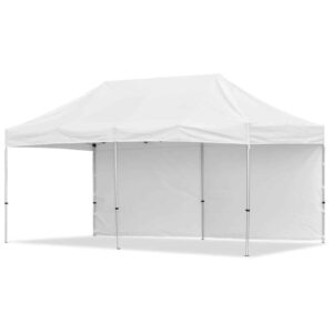 Coated Steel Sublimated Gazebo 6m x 3m – 1 Long Full-Wall Skin