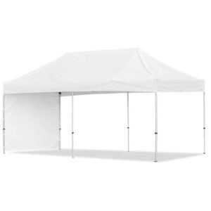 Coated Steel Sublimated Gazebo 6m x 3m – 1 Short Full-Wall Skin