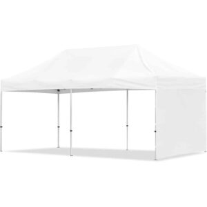 Coated Steel Sublimated Gazebo 6m x 3m – 1 Short Full-Wall Skin