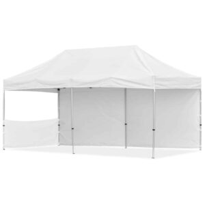 Coated Steel Sublimated Gazebo 6m x 3m – 1 Short Half-Wall Skin – 1 Long Full Wall Skin