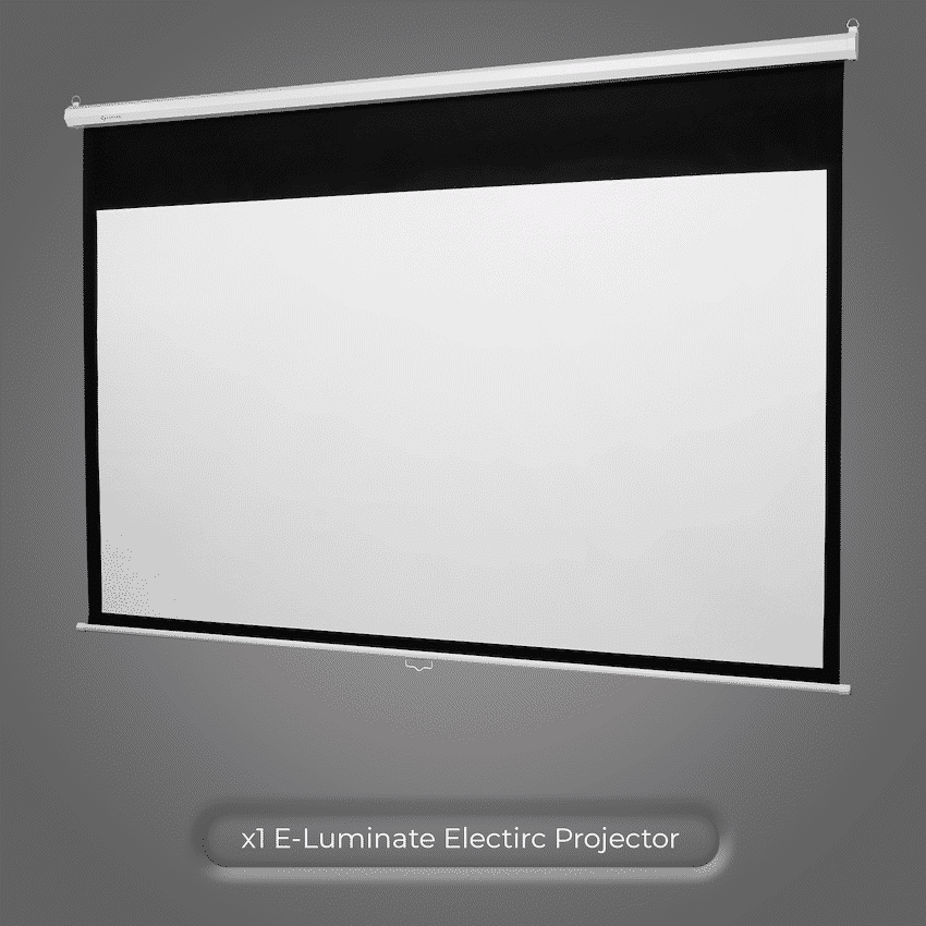 Connex E-Luminate Electric Projector Screen with Remote 100" - 16:19 - Image 2