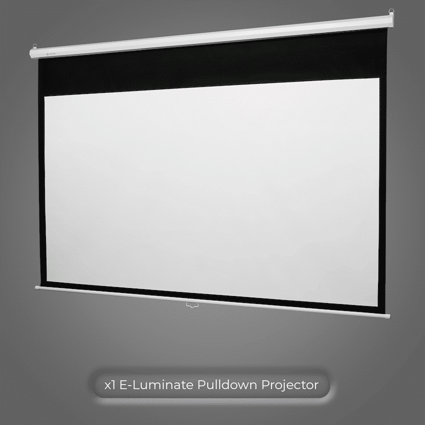 Connex E-Luminate Pull-Down Projector Screen 100in - 16:9 - Image 2