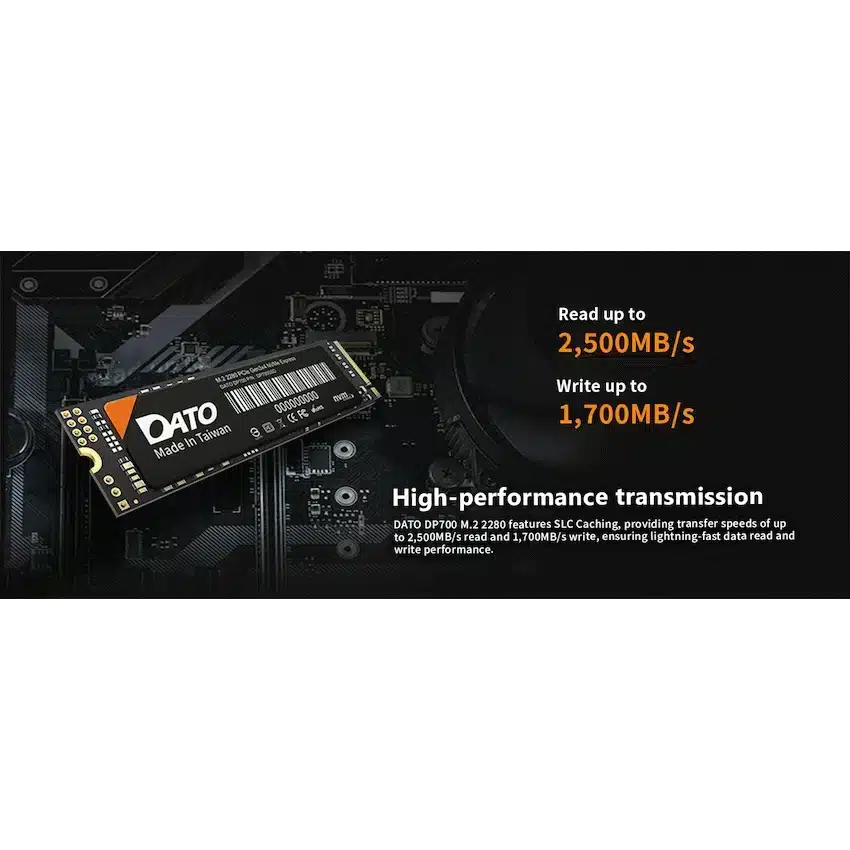 DATO DP700 NVMe M.2 2280 SSD 2tb - Image 2