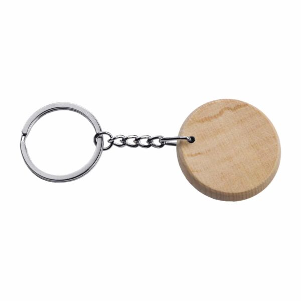 Round Wood Keyring — Round Wood Keyring