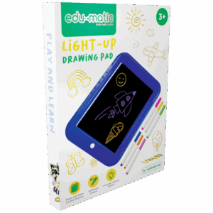 EDU - Light-Up Drawing Pad with 6 Colours and Stencils - Image 2