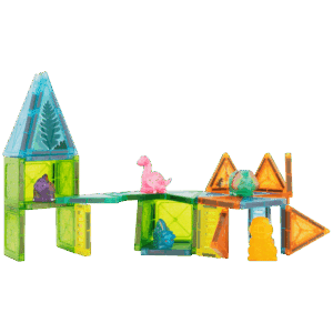 Edu-matic Mini-Mags 44pc Dinosaurs Magnetic Tiles — Edu-matic Mini-Mags 44pc Dinosaurs Magnetic Tiles