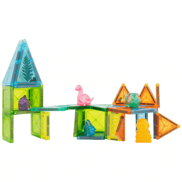 Edu-matic Mini-Mags 44pc Dinosaurs Magnetic Tiles — Edu-matic Mini-Mags 44pc Dinosaurs Magnetic Tiles