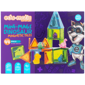 Edu-matic Mini-Mags 44pc Dinosaurs Magnetic Tiles - Image 8