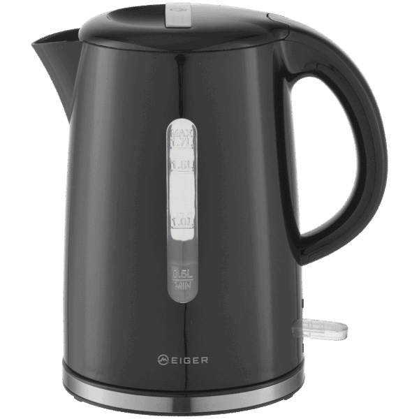 EIGER VITA 1.7L PLASTIC KETTLE BLACK — EIGER VITA 1.7L PLASTIC KETTLE BLACK