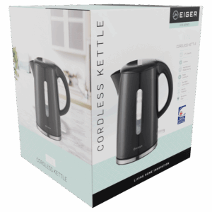 EIGER VITA 1.7L PLASTIC KETTLE BLACK - Image 2