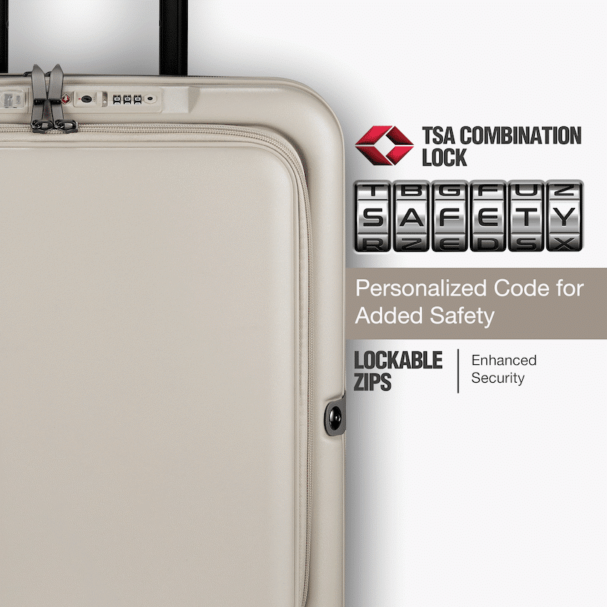 Expandable PP 55cm Carry On Luggage - Image 6