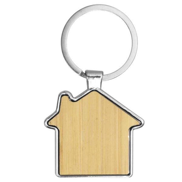 House Metal Bamboo Keyring — House Metal Bamboo Keyring