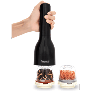 Finamill Battery-Operated Grinder - Midnight Black - Image 3
