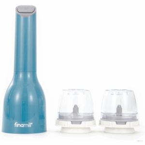 Finamill Battery Operated Grinder – Ocean Blue — Finamill Battery Operated Grinder – Ocean Blue